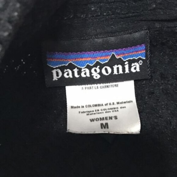 Patagonia Womens Waffle Synchilla Zip Vest Size M Black - Picture 3 of 6